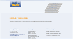 Desktop Screenshot of gbw-schweinfurt.de